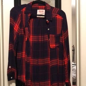 Checked long sleeve